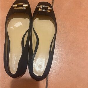 Michael Kors Black Suede Flats